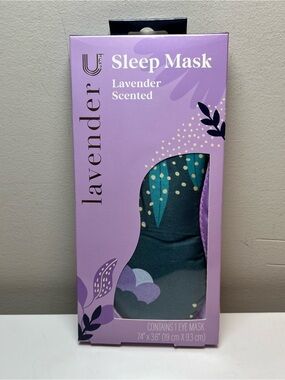Lavender Scented Sleep Mask - Purple Packaging
